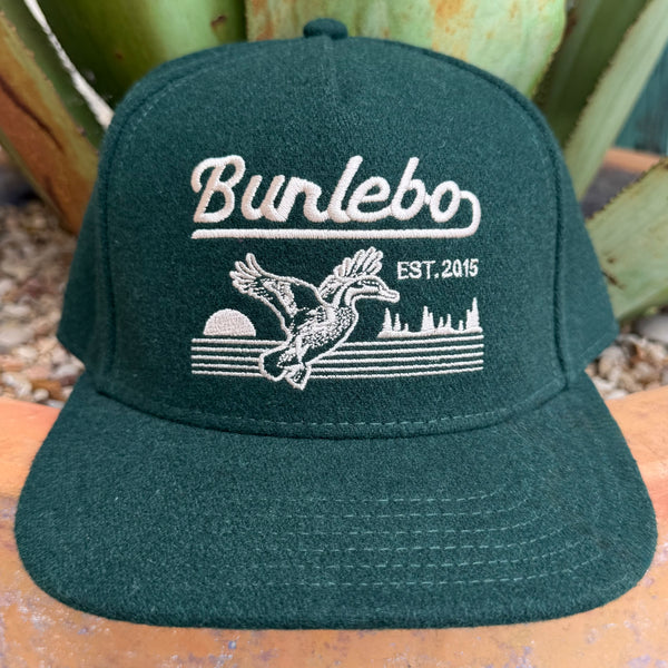 Men's Burlebo Green Hunter Duck Season Cap