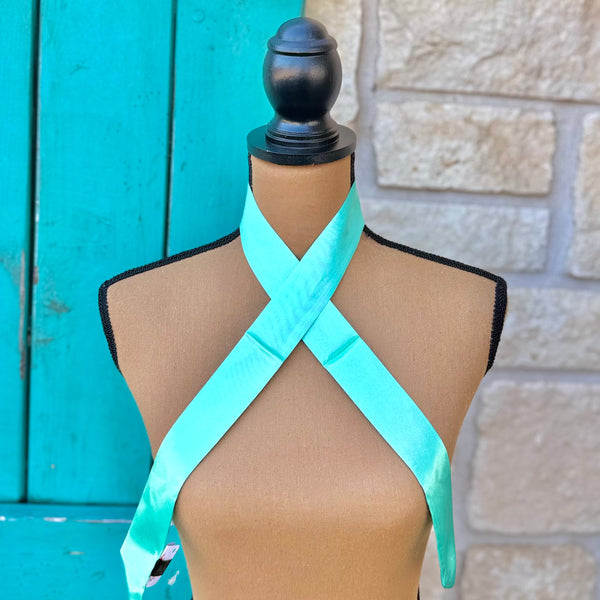 Solid Turquoise Twilly Wildrag
