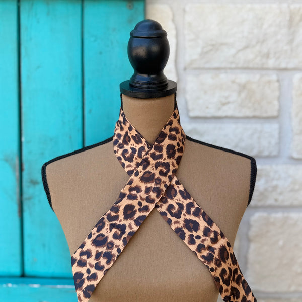 Leopard Print Twilly Wild Rag