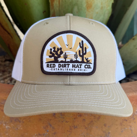 Men's Red Dirt Hat Natural Sunrise  Cap