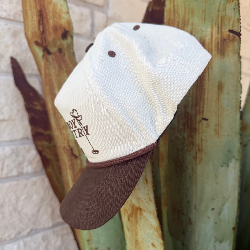Sendero Brown Cowboy Country Club Cap