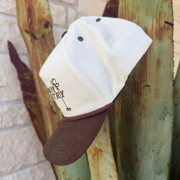 Sendero Brown Cowboy Country Club Cap