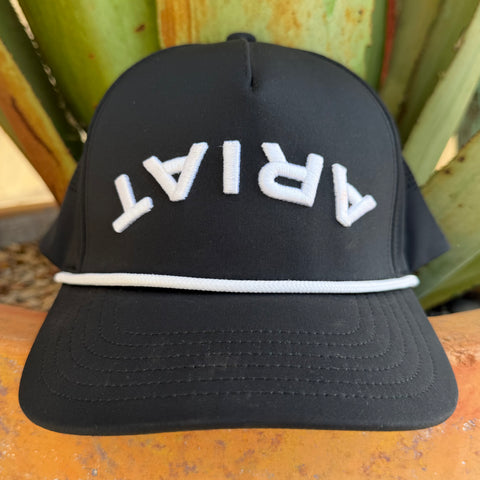 Men's Ariat Black Upside Down Logo Cap