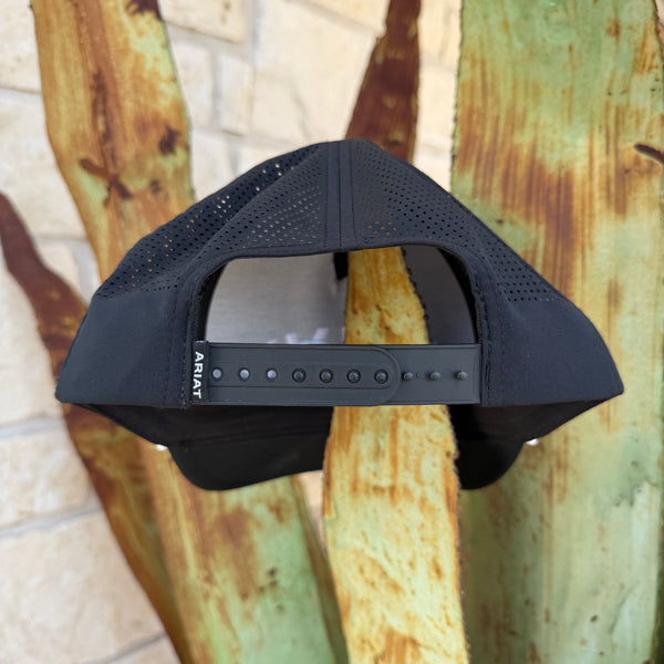 Men's Ariat Black Upside Down Logo Cap