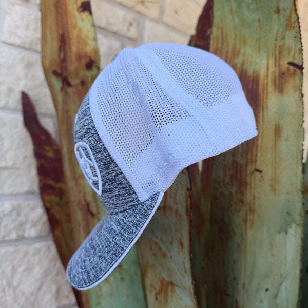 Men's Ariat Heather Gray & White Logo Cap