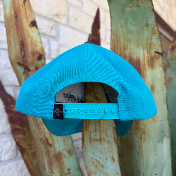 Men's Rock & Roll Dale Brisby Brown & Turquoise Cap