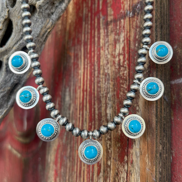 Turquoise Necklace - SUNNKDROPP
