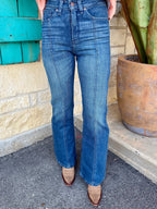 Women's Cruel Girl Mid Front Seam Trouser Jean