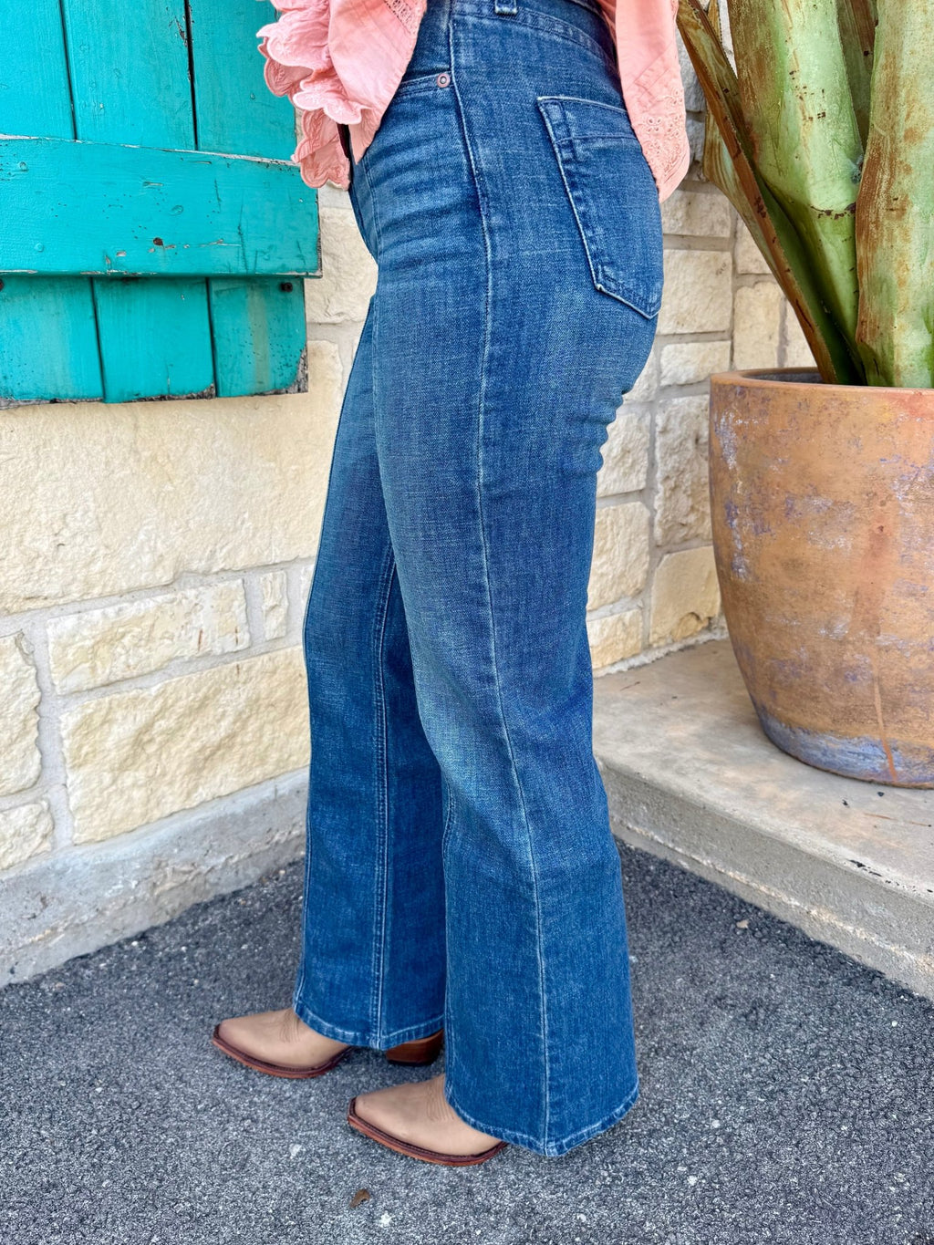 Women's Cruel Girl Mid Front Seam Trouser Jean