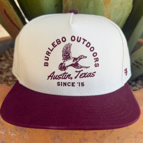 Men's Burlebo Maroon Duck Cap