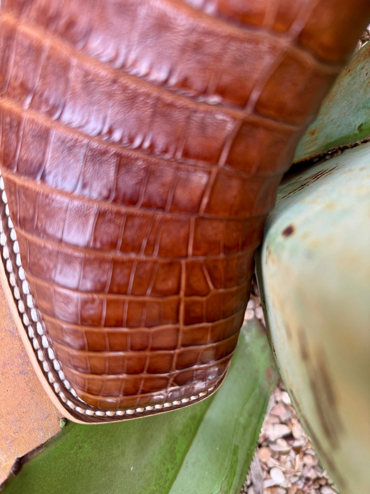 Men's Caiman Square Toe Western Boot