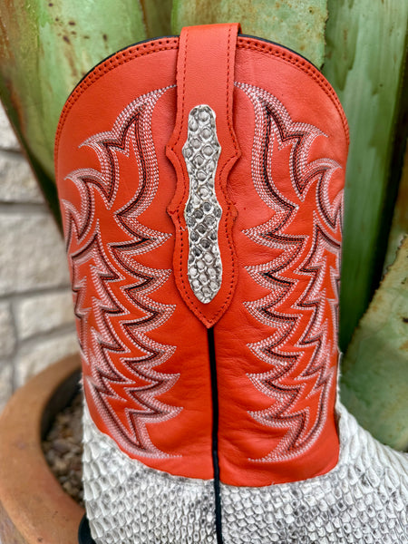 Men's Python Square Toe Roper Boot