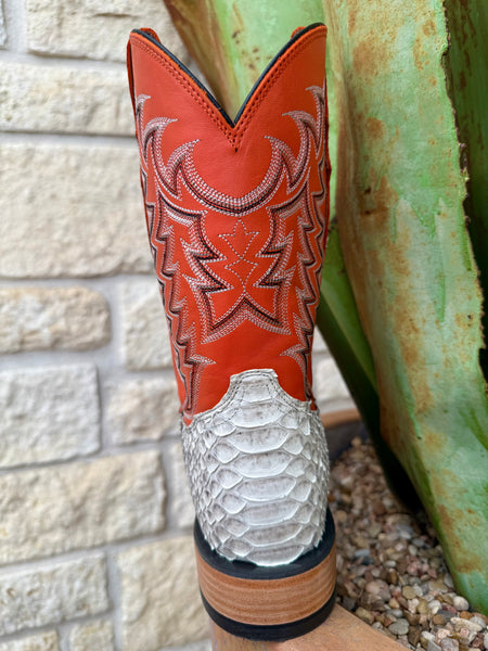 Men's Python Square Toe Roper Boot