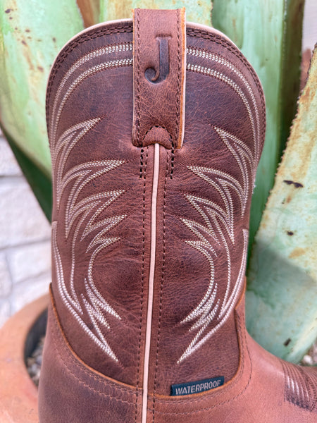 Men's Soft Toe Waterproof Square Toe Western Work Boot