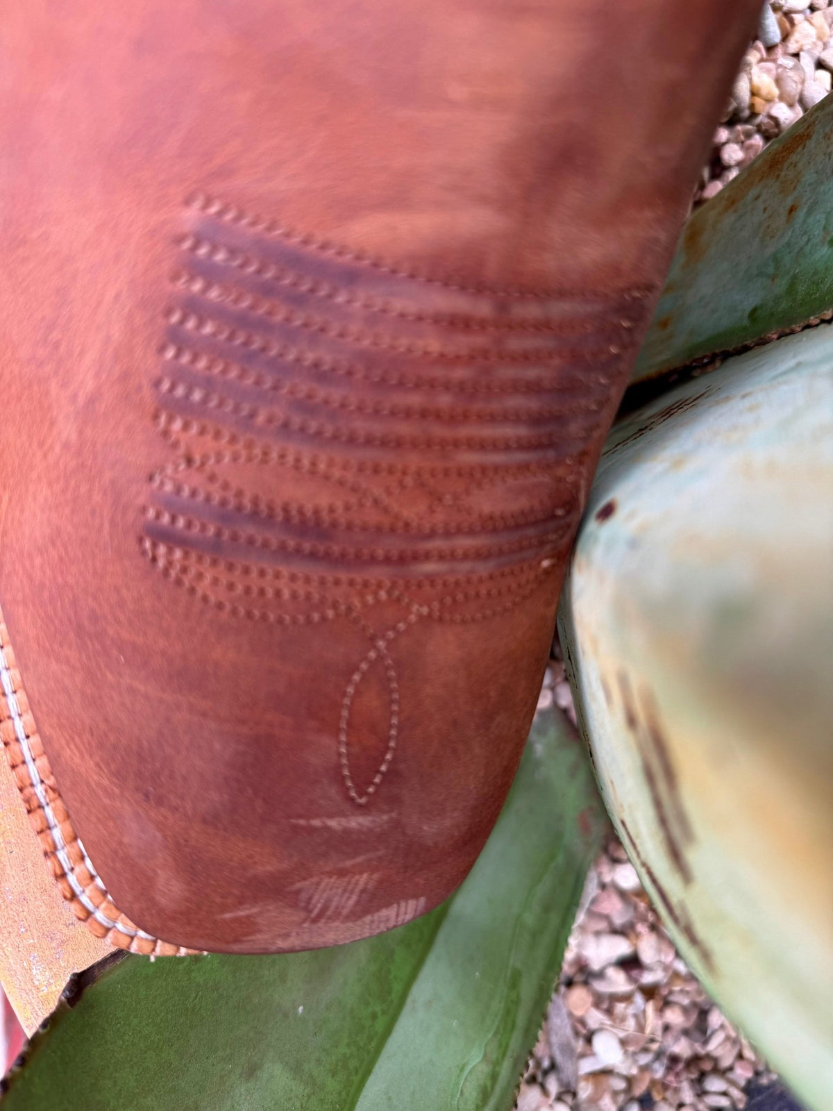Men's Oil Tan Neo Square Toe Western Boot