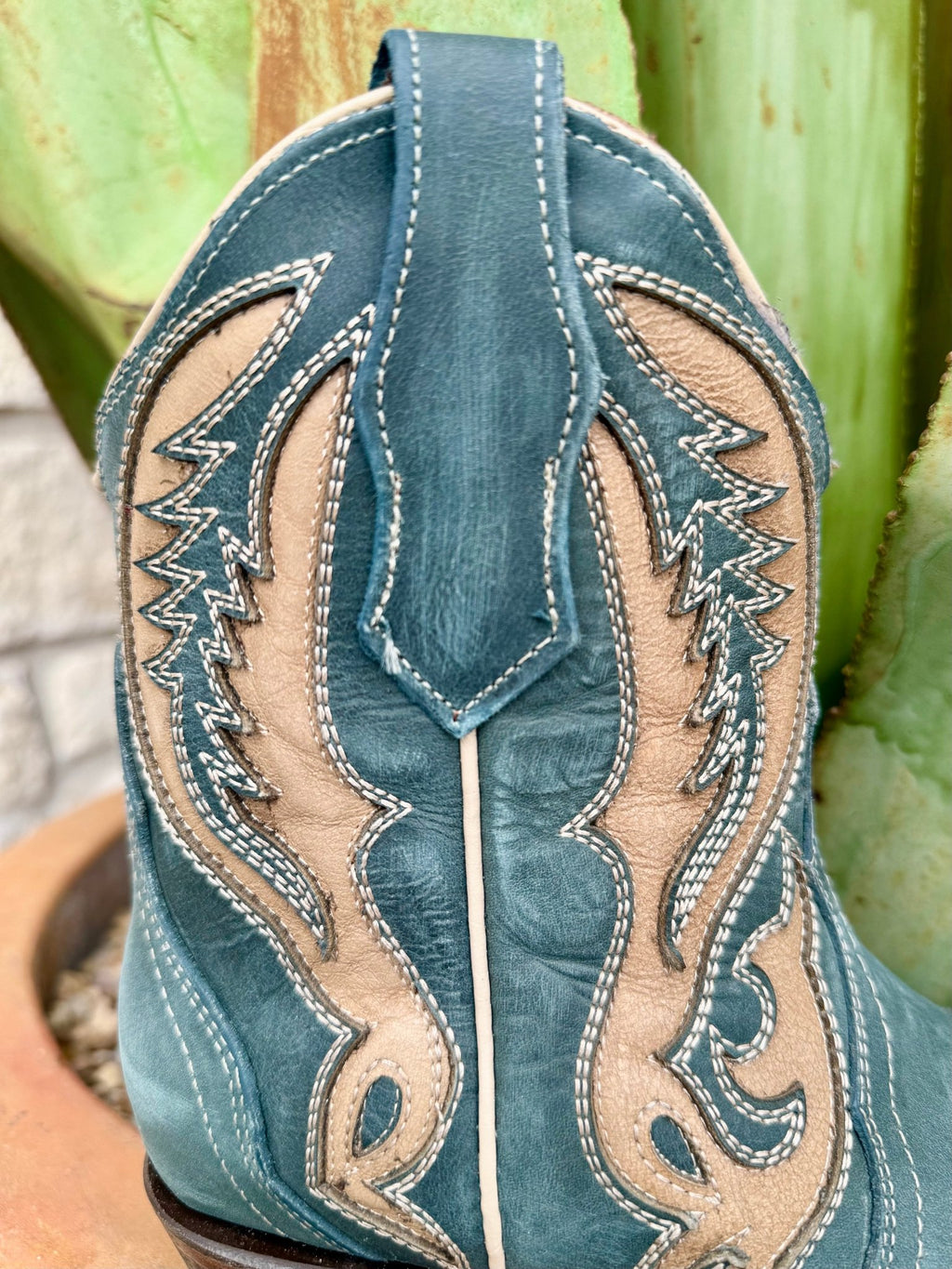 Women's Circle G Sage & Tan Western Bootie