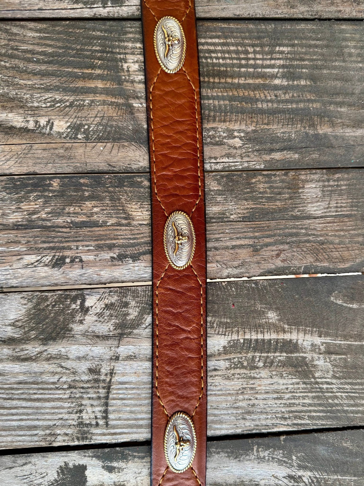 Men's Longhorn Concho Belt