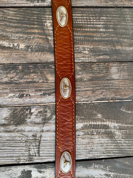 Men's Longhorn Concho Belt
