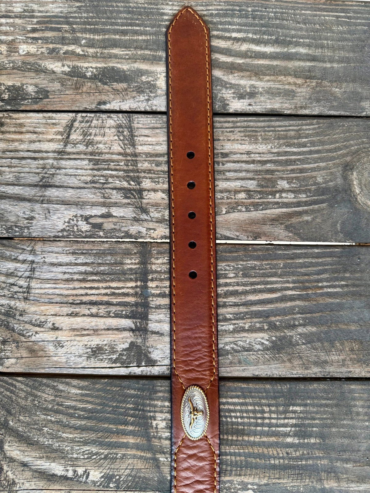 Men's Longhorn Concho Belt