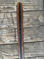 Men's Scallop Tooled Leather Belt