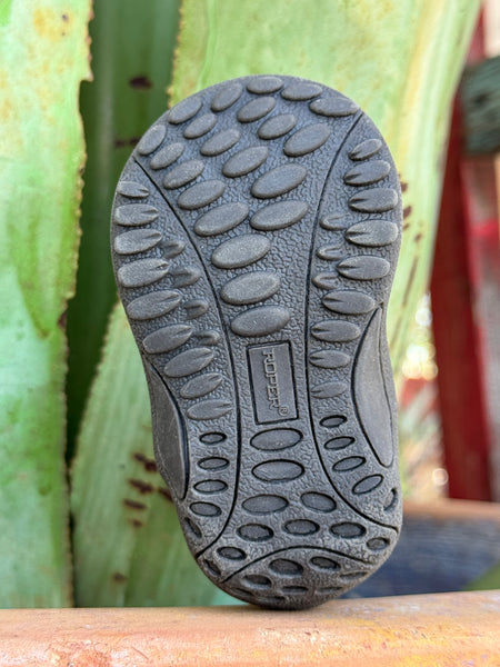 Brown with Lime green stitching Infant Boot -9169003498 - Available at BLAIR'S Western Wear located in Marble Falls TX