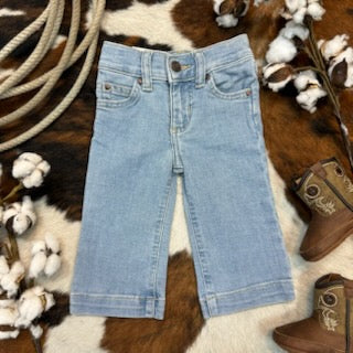 Infant Toddler Wrangler Light Wash Denim Jeans - 112361320 - Available at BLAIR'S Western Wear located in Marble Falls TX