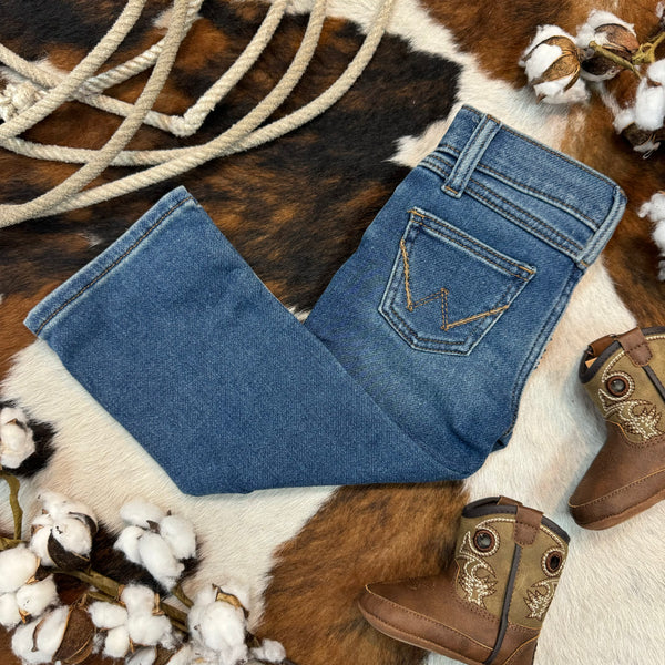 Infant Wrangler Dark Wash Denim Jeans - 112336776 - Available at BLAIR'S Western Wear located in Marble Falls TX 