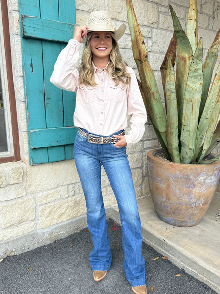 Lt Wash Ladies Western Ariat Jeans - 10061393; Blair's Western Wear Marble Falls, TX