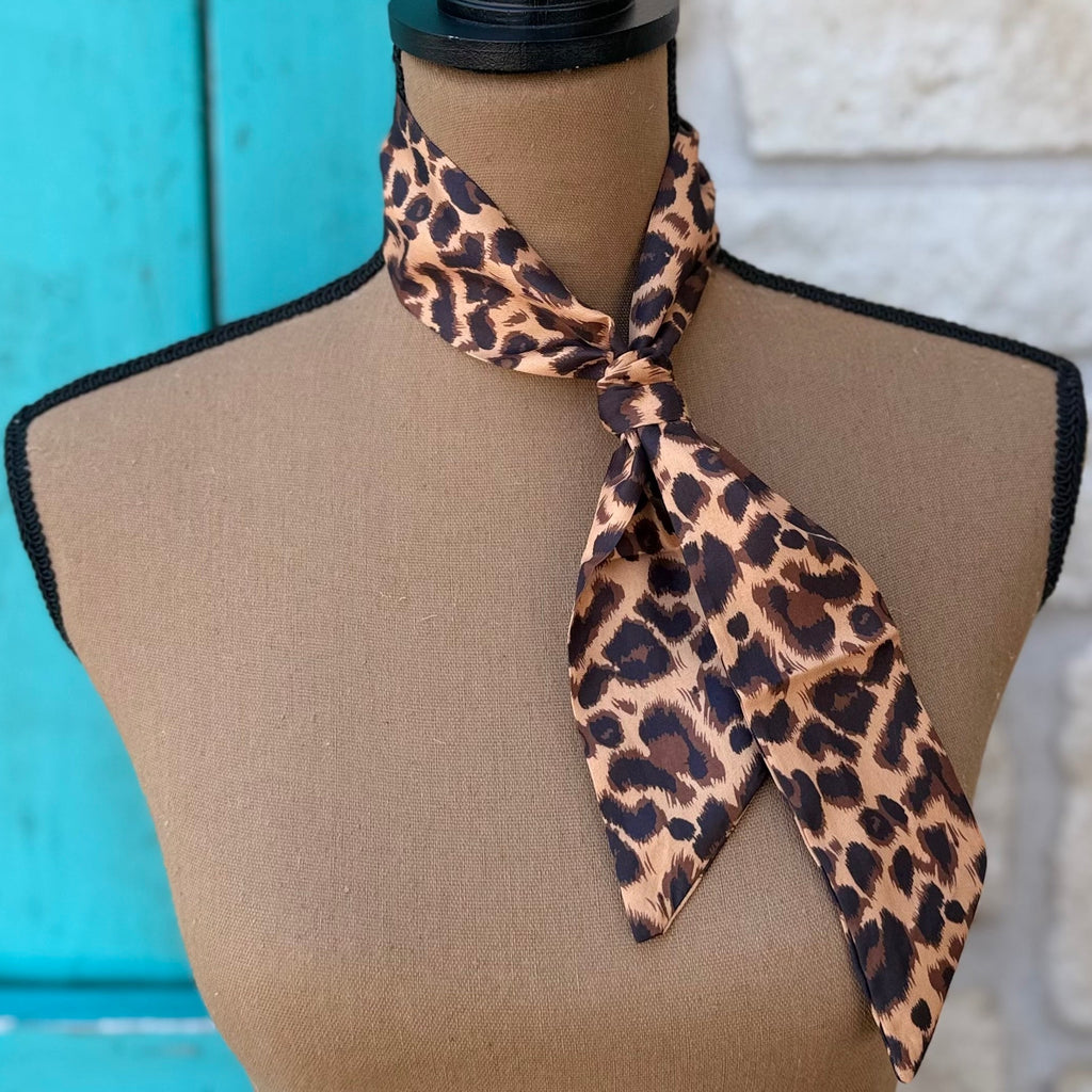 Leopard Print Twilly Wild Rag