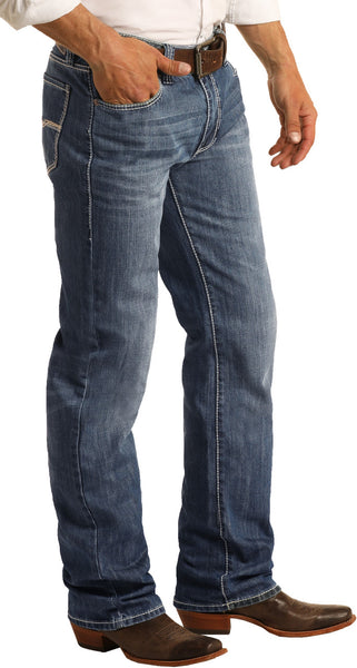 Rock and Roll Double Barrel Fit Straight Leg Jean - MOS8553