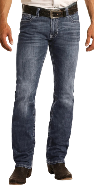 Rock and Roll Revolver ReFlex Fit Straight Leg Jean
