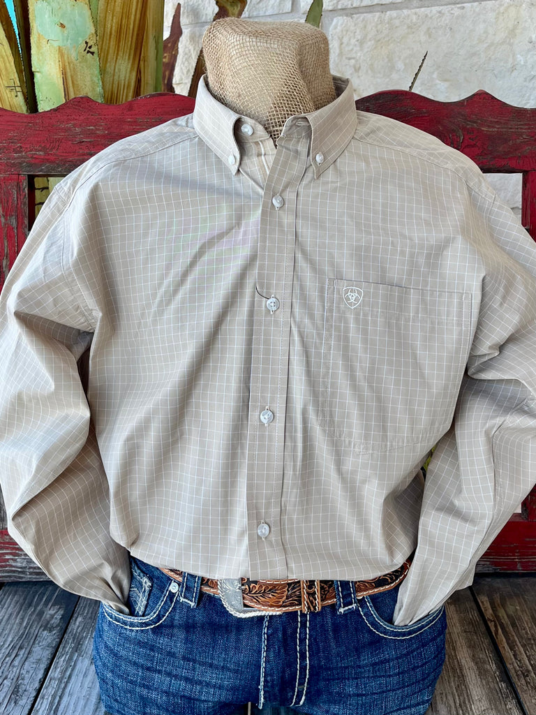 mens ariat dress shirts Ariat Men's L/S White/Blue Floral Vine Print Fitted Button Shirt