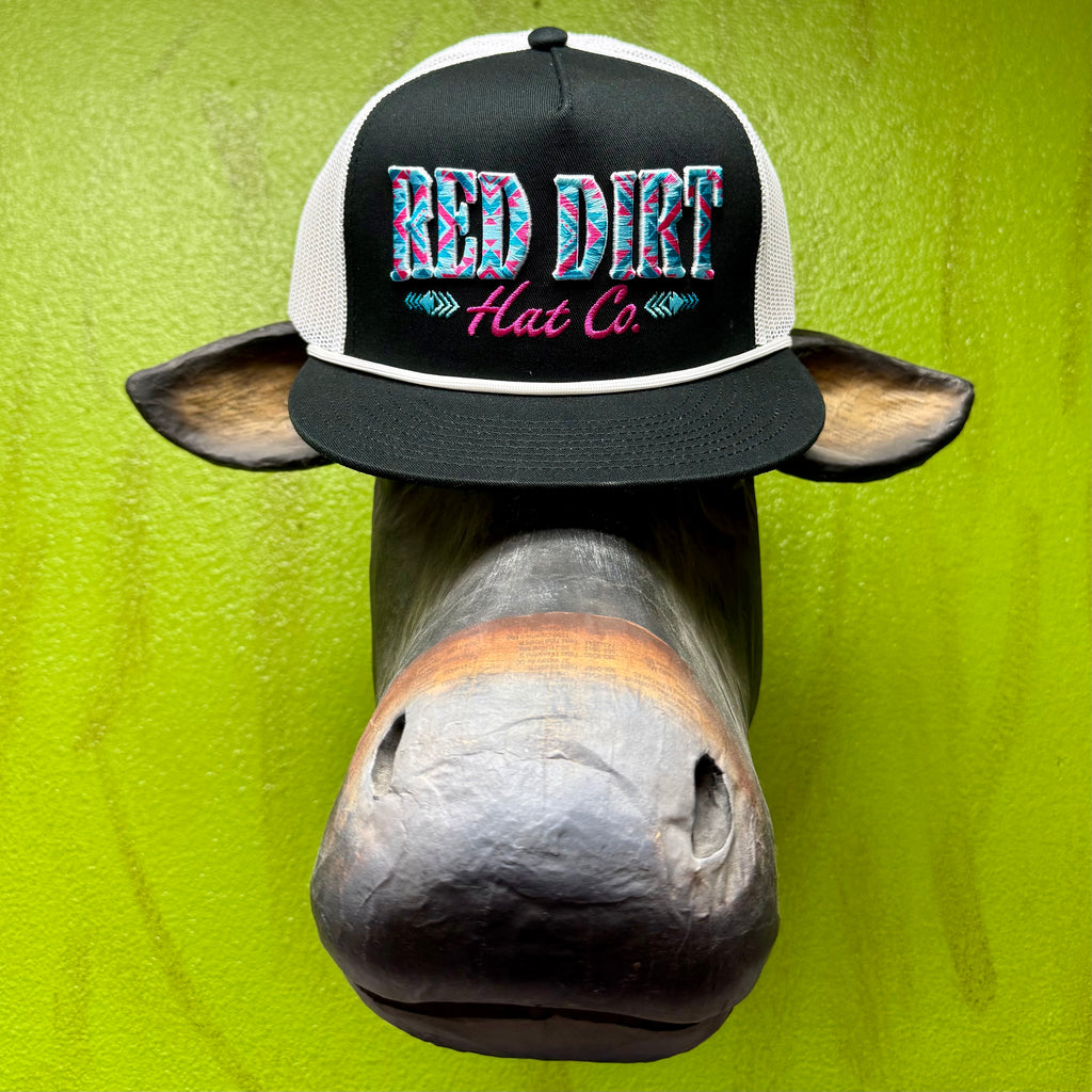 Men's Aztec-Inspired Logo Mesh Trucker Cap