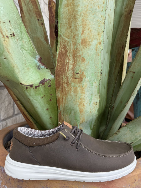 Men's brown casual tie shoe — Blair's Western Wear Marble Falls TX