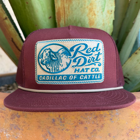 Men's Red Dirt Maroon Bull Cap