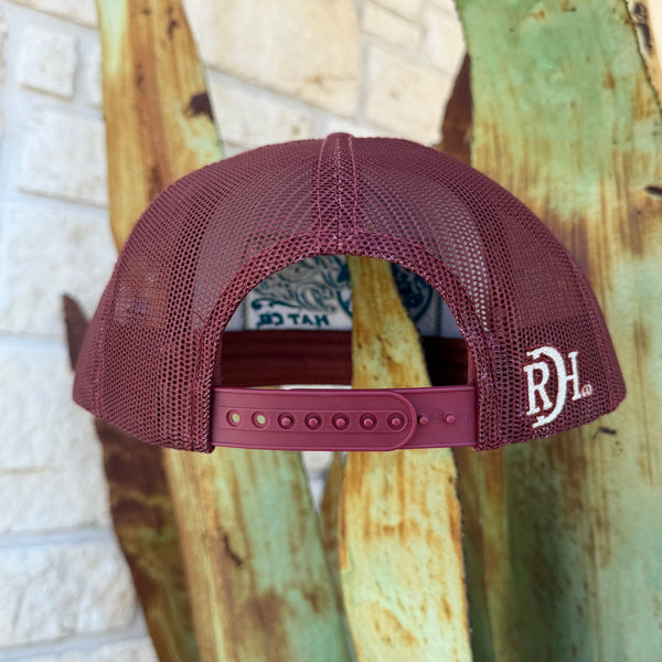 Men's Red Dirt Maroon Bull Cap