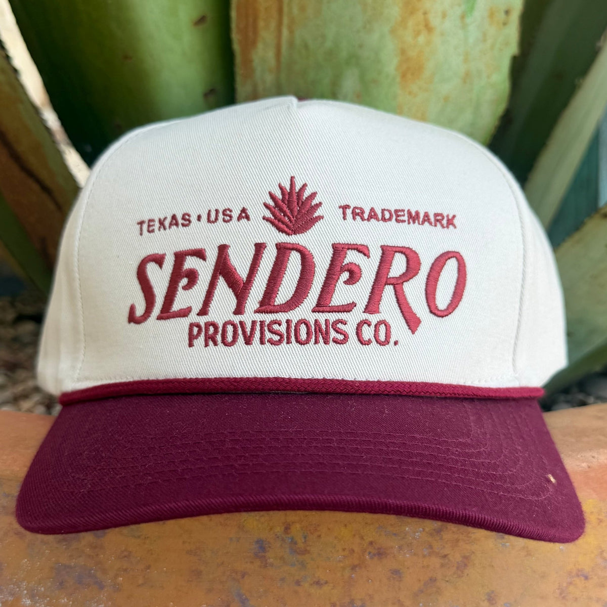 Men's Sendero Maroon Logo Cap
