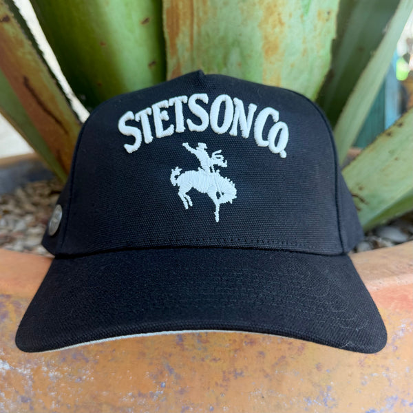 Men's Stetson Black Bronco Cap