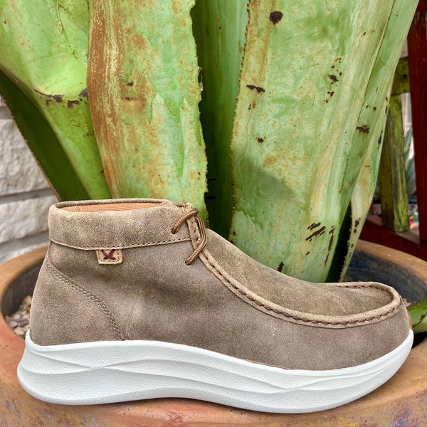 Men’s Twisted X Feather X Casual Shoe in bomber leather, featuring UltraLite X™ EVA midsole for lightweight comfort and oil and slip-resistant rubber outsole for enhanced traction - MCAU003. Available at Blair's Western Wear, Marble Falls, TX.