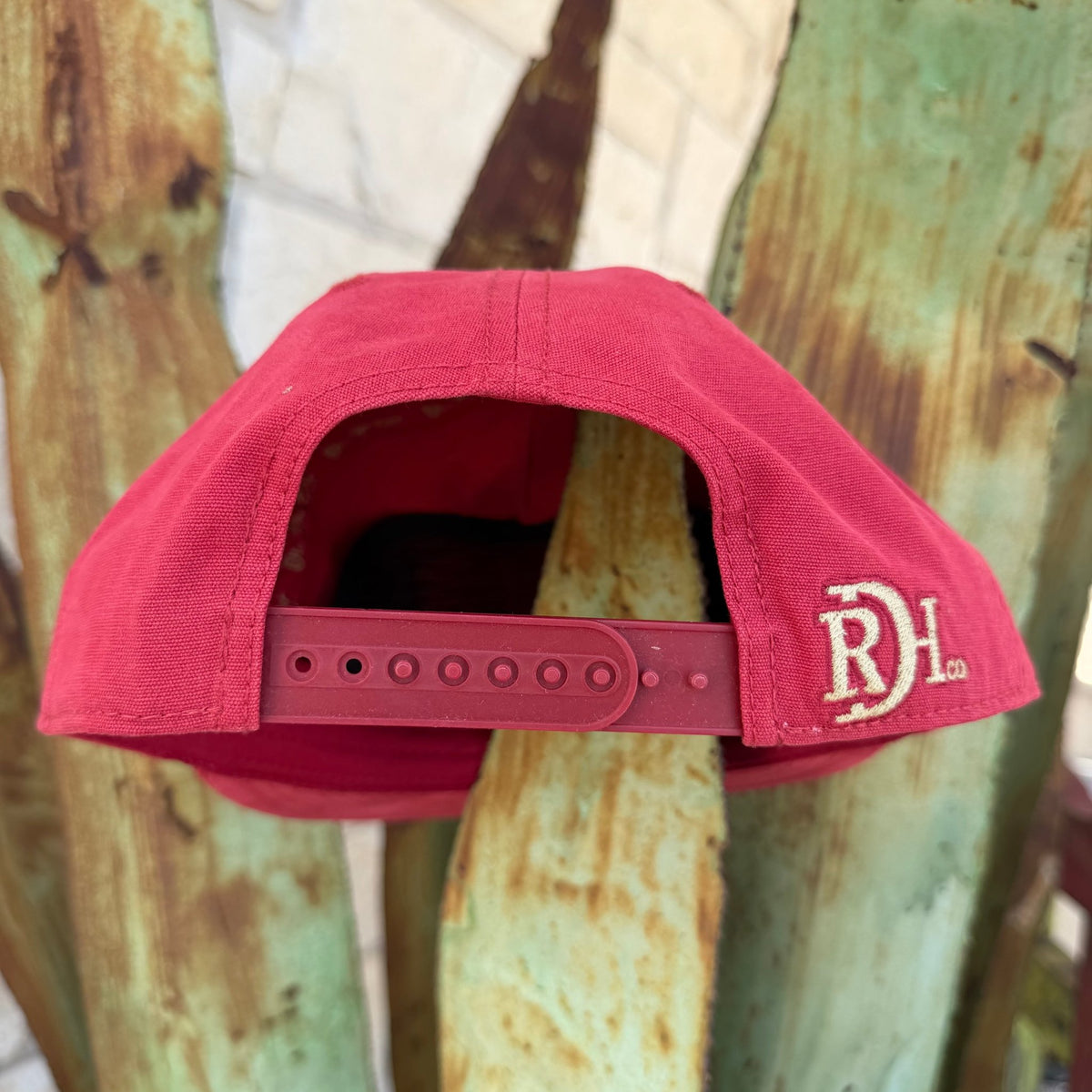 Men's Red Dirt Red with Rope Logo Cap