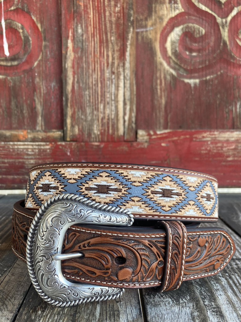 Nocona Men's SW Billets Multicolor Belt 36 Nocona Men's SW Billets Multicolor Belt 36