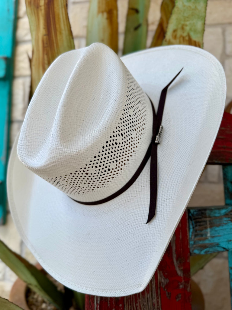 Natural Cattleman Airway 30X Vented Straw Hat