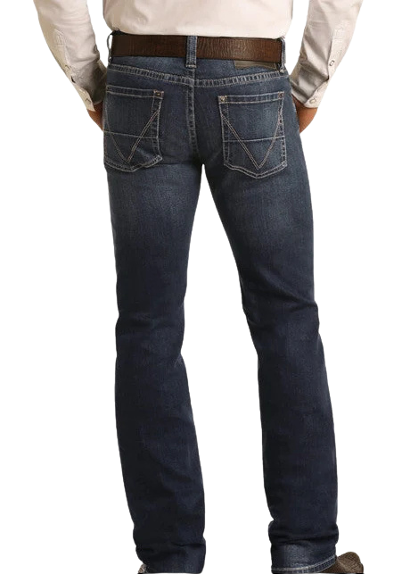 Rock & Roll Slim Straight Medium Wash Jean