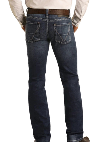 Rock & Roll Slim Straight Medium Wash Jean