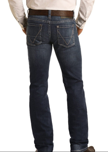 Rock & Roll Slim Straight Medium Wash Jean - RRMD1RRZSO
