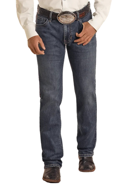 Rock & Roll Slim Stackable Double Boot Cut Jean
