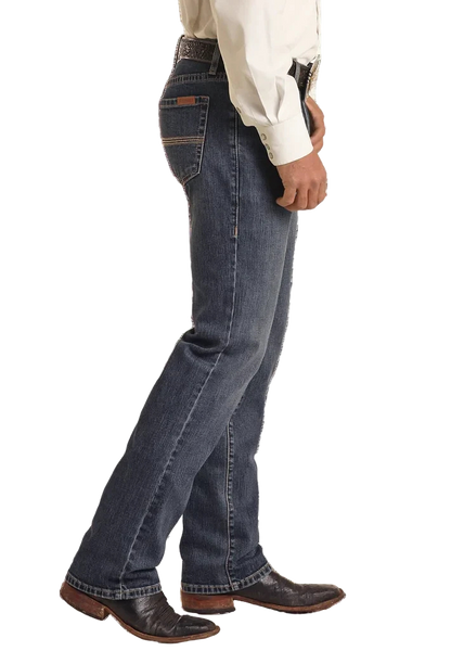 Rock & Roll Slim Straight Leg Jean