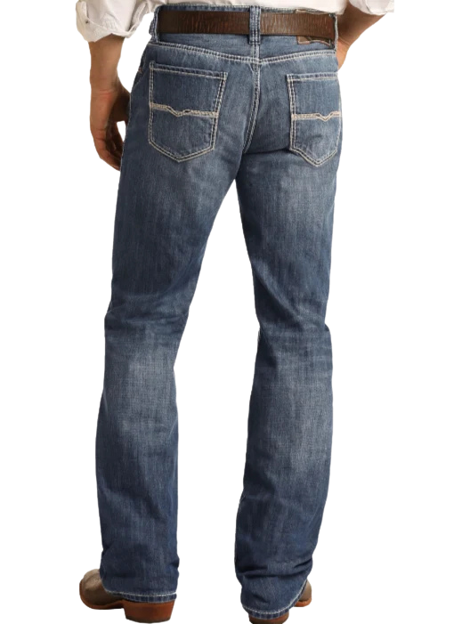 Rock and Roll Double Barrel Fit Straight Leg Jean
