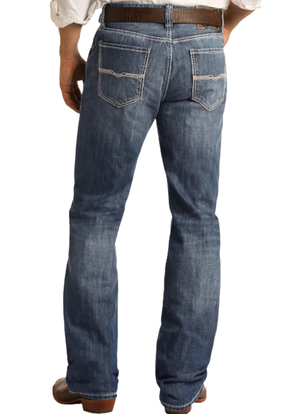 Rock and Roll Double Barrel Fit Straight Leg Jean