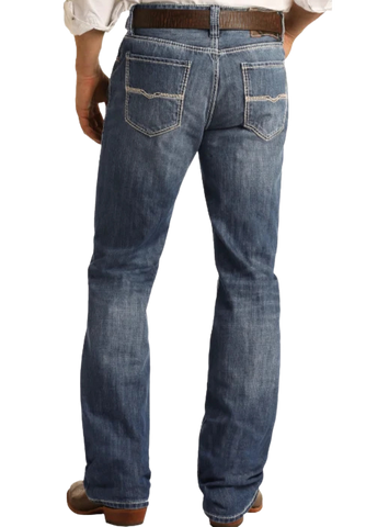 Rock and Roll Double Barrel Fit Straight Leg Jean
